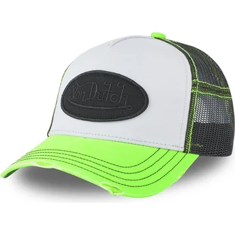 Gorra trucker hvid, sort og grøn SUM COL fra Von Dutch