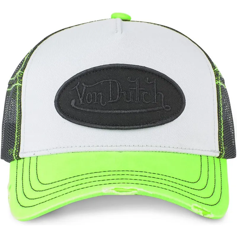 hvid-sort-og-gron-trucker-kasket-sum-col-fra-von-dutch