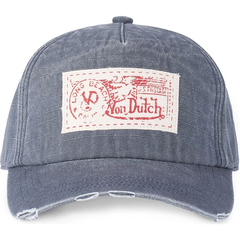 kasketter-buet-gra-justerbar-rem-af-von-dutch