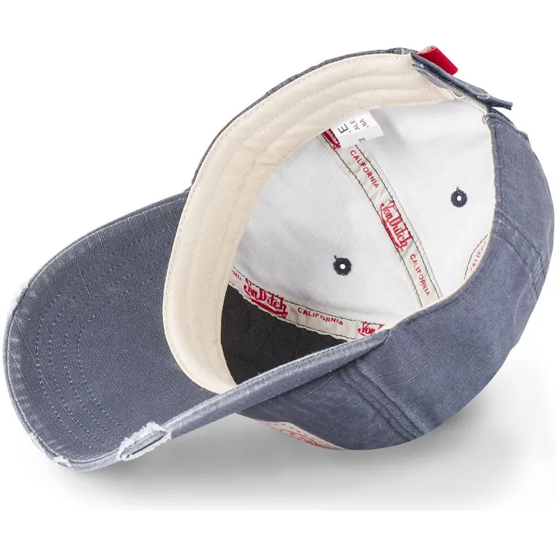 kasketter-buet-gra-justerbar-rem-af-von-dutch
