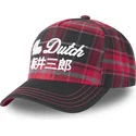 justerbar-rod-og-sort-buet-kasket-hun-fra-von-dutch