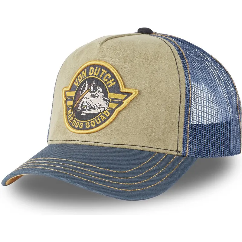 kasketter-buet-brun-snapback-af-von-dutch