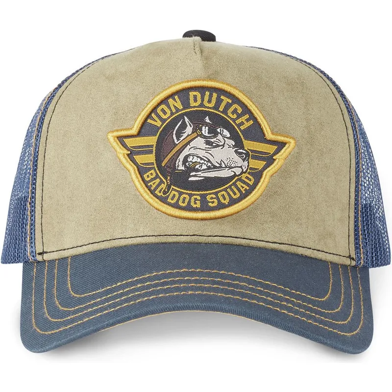 kasketter-buet-brun-snapback-af-von-dutch