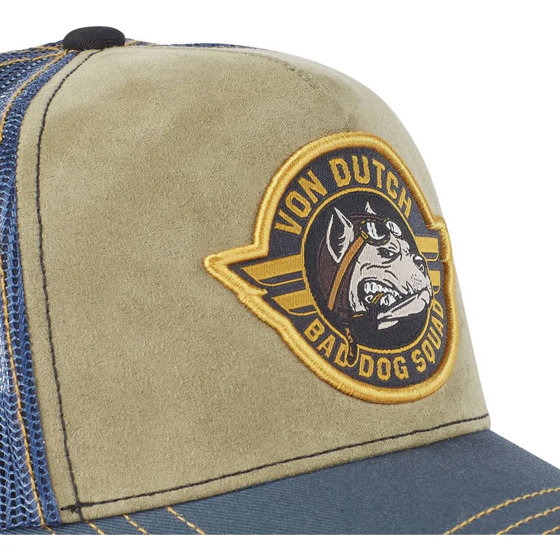 kasketter-buet-brun-snapback-af-von-dutch
