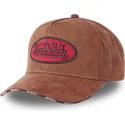 kasketter-buet-brun-justerbar-rem-af-von-dutch