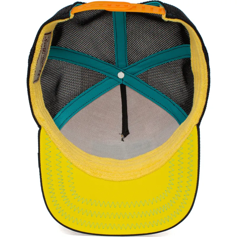 trucker-kasket-orange-og-sort-sostjerne-baby-i-m-a-star-the-farm-fra-goorin-bros