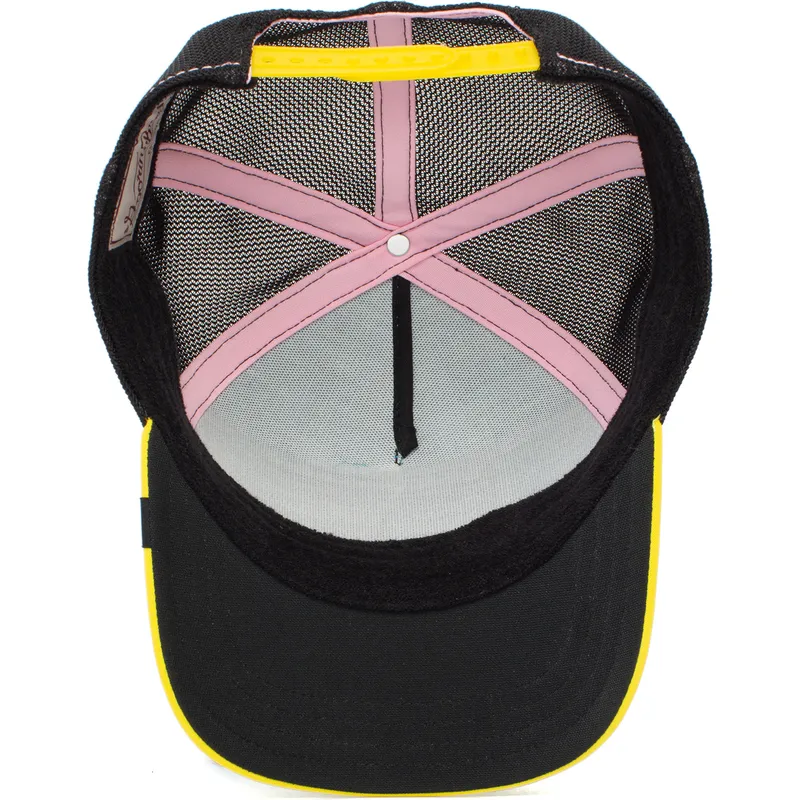 trucker-kasket-bla-sort-og-gul-far-out-iguana-party-the-farm-fra-goorin-bros