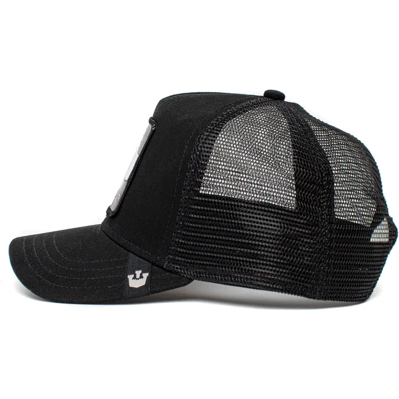 trucker-kasket-sort-hest-high-rider-ride-high-the-farm-fra-goorin-bros