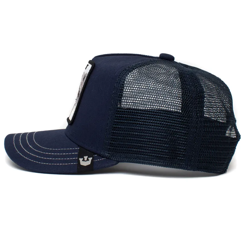 kasketter-buet-marinebla-snapback-til-barn-the-farm-af-goorin-bros