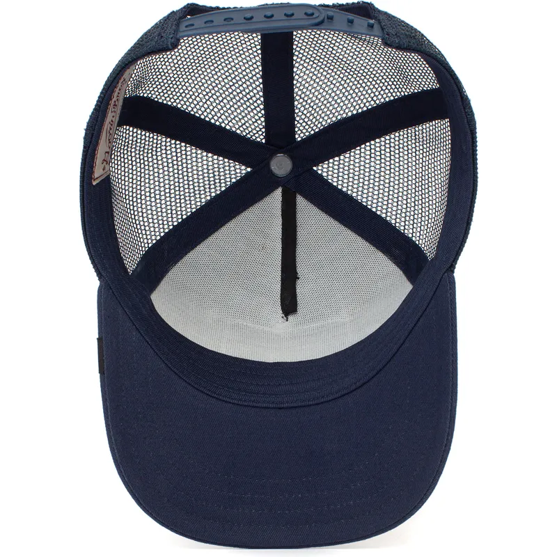 kasketter-buet-marinebla-snapback-til-barn-the-farm-af-goorin-bros