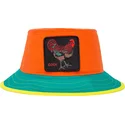 spand-orange-bla-og-gul-hane-cock-gallo-de-la-playa-the-farm-fra-goorin-bros