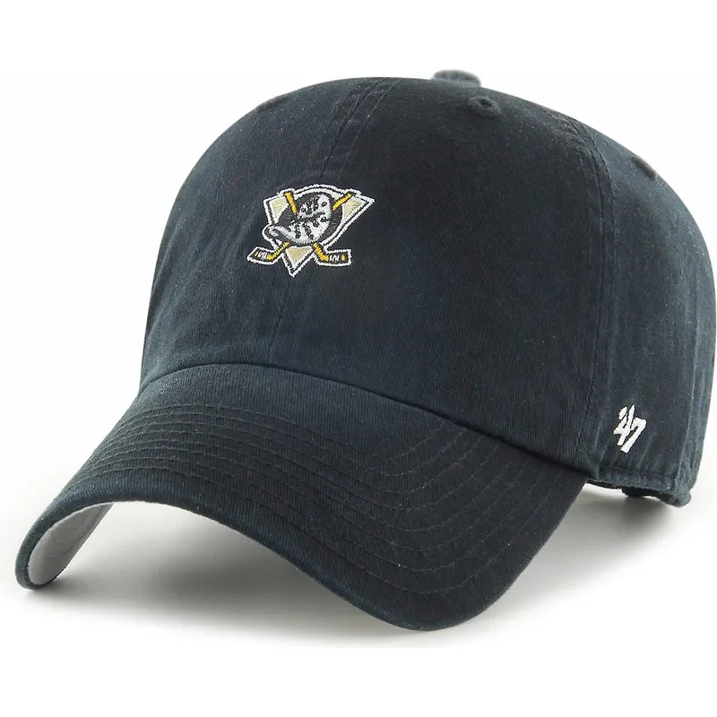 kasketter-buet-sort-justerbar-rem-clean-up-base-runner-fra-anaheim-ducks-nhl-af-47-brand