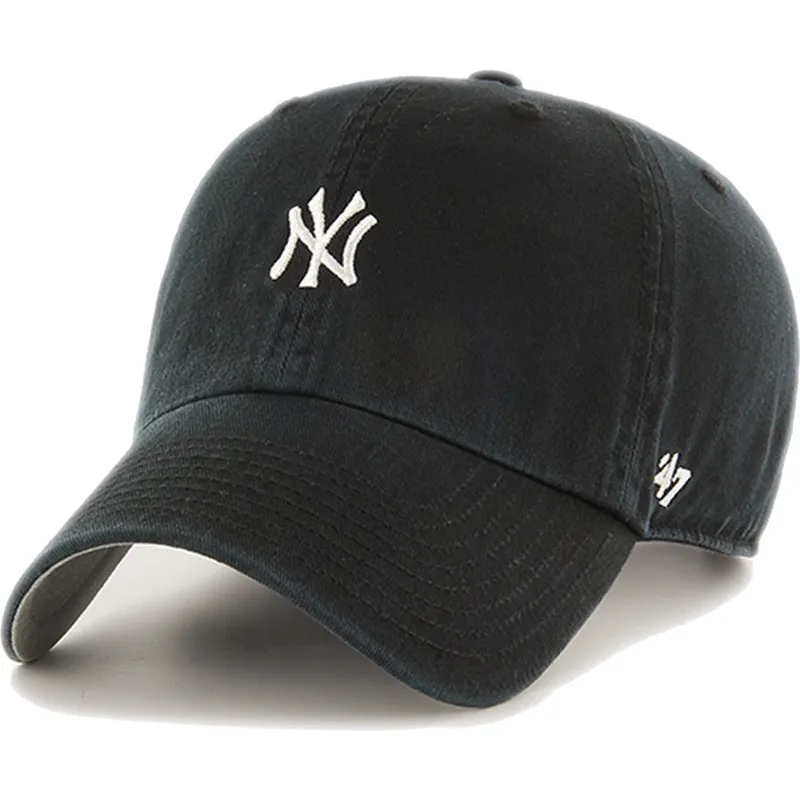 buet-sort-justerbar-kasket-clean-up-base-runner-fra-new-york-yankees-mlb-fra-47-brand
