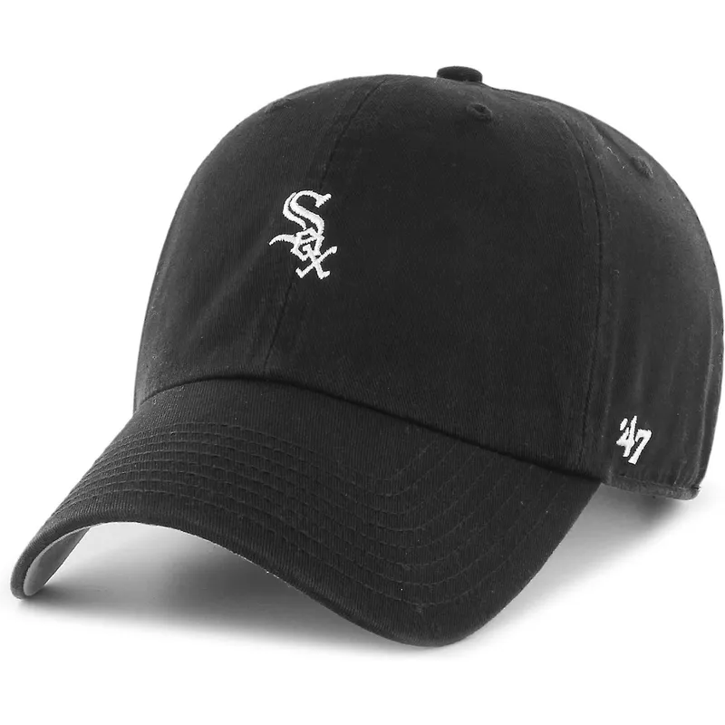 kasketter-buet-sort-justerbar-rem-clean-up-base-runner-fra-chicago-white-sox-mlb-af-47-brand