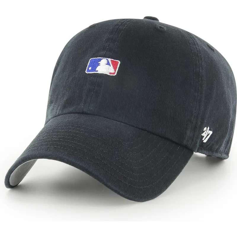 kasketter-buet-sort-justerbar-rem-clean-up-base-runner-fra-mlb-af-47-brand