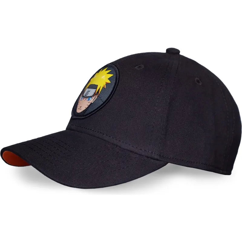 sort-snapback-kasket-med-buet-skygge-naruto-uzumaki-fra-difuzed