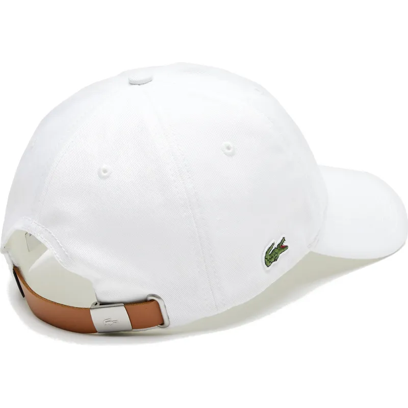 kasketter-buet-hvid-justerbar-rem-af-lacoste kasketter-buet-hvid-justerbar-rem-af-lacoste