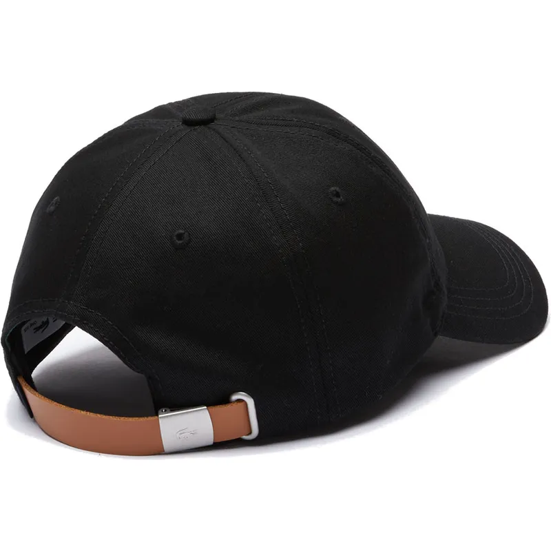 kasketter-buet-sort-justerbar-rem-af-lacoste