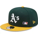 kasketter-flad-gron-snapback-9fifty-team-arch-fra-oakland-athletics-mlb-af-new-era