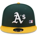 kasketter-flad-gron-snapback-9fifty-team-arch-fra-oakland-athletics-mlb-af-new-era