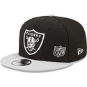 sort-og-gra-snapback-9fifty-team-arch-kasket-fra-las-vegas-raiders-nfl-af-new-era
