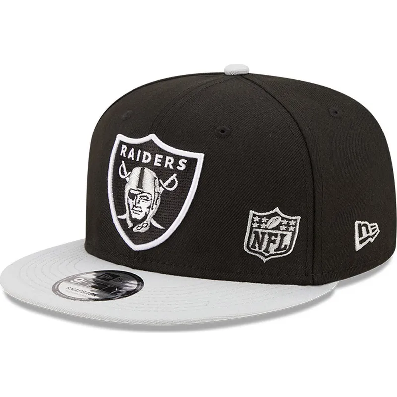 kasketter-flad-sort-snapback-9fifty-team-arch-fra-las-vegas-raiders-nfl-af-new-era