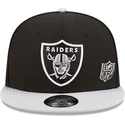 kasketter-flad-sort-snapback-9fifty-team-arch-fra-las-vegas-raiders-nfl-af-new-era