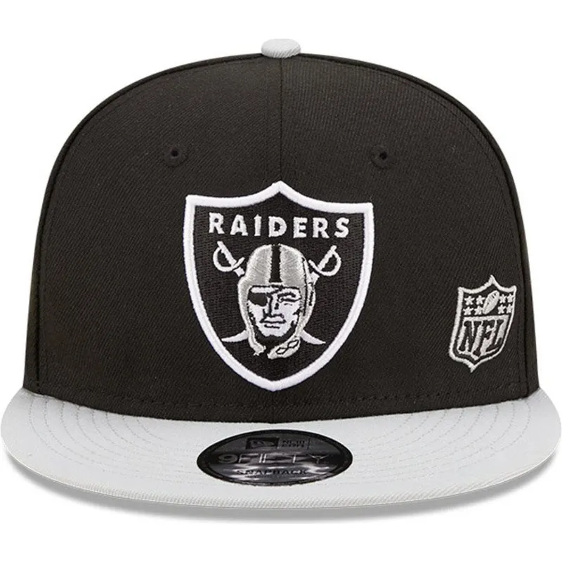 kasketter-flad-sort-snapback-9fifty-team-arch-fra-las-vegas-raiders-nfl-af-new-era