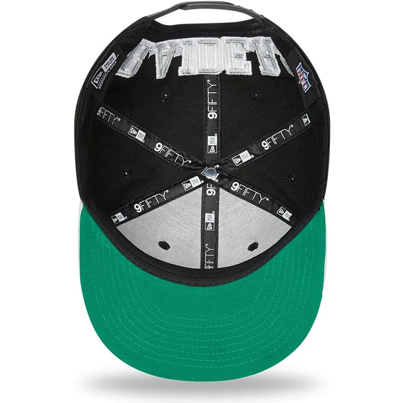 kasketter-flad-sort-snapback-9fifty-team-arch-fra-las-vegas-raiders-nfl-af-new-era