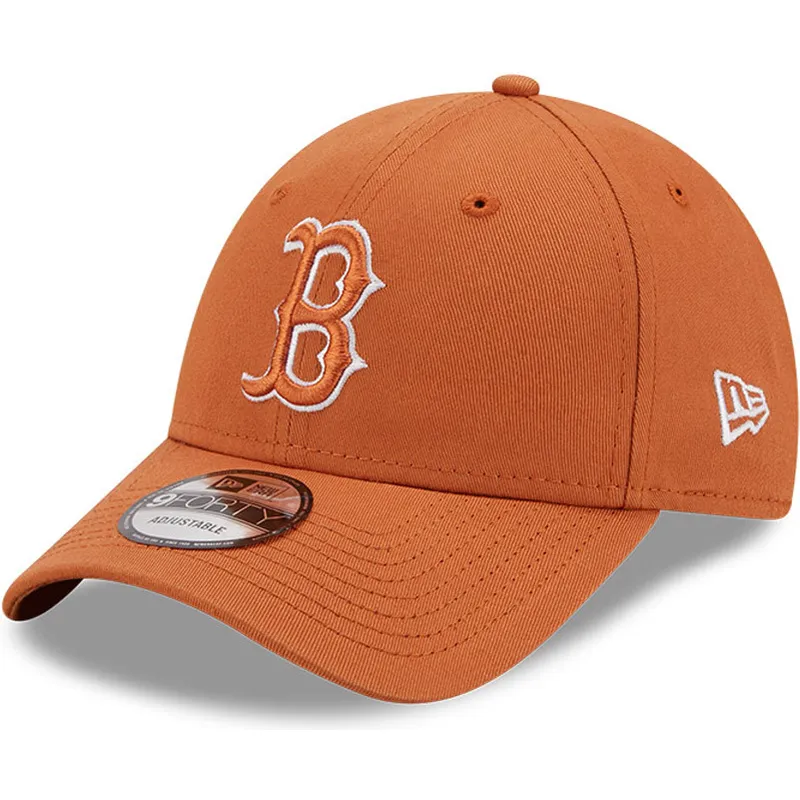 kasketter-buet-brun-justerbar-rem-9forty-league-essential-fra-boston-red-sox-mlb-af-new-era