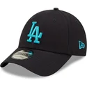kasketter-buet-marinebla-justerbar-rem-9forty-league-essential-fra-los-angeles-dodgers-mlb-af-new-era