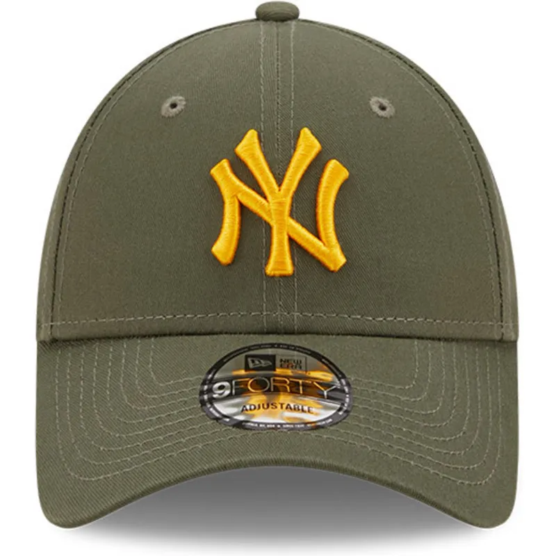 kasketter-buet-gron-justerbar-rem-9forty-league-essential-fra-new-york-yankees-mlb-af-new-era