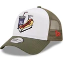 kasketter-buet-hvid-snapback-a-frame-stadium-food-hot-dog-fra-new-york-yankees-mlb-af-new-era
