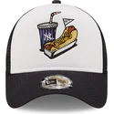 kasketter-buet-hvid-snapback-a-frame-stadium-food-hot-dog-fra-new-york-yankees-mlb-af-new-era