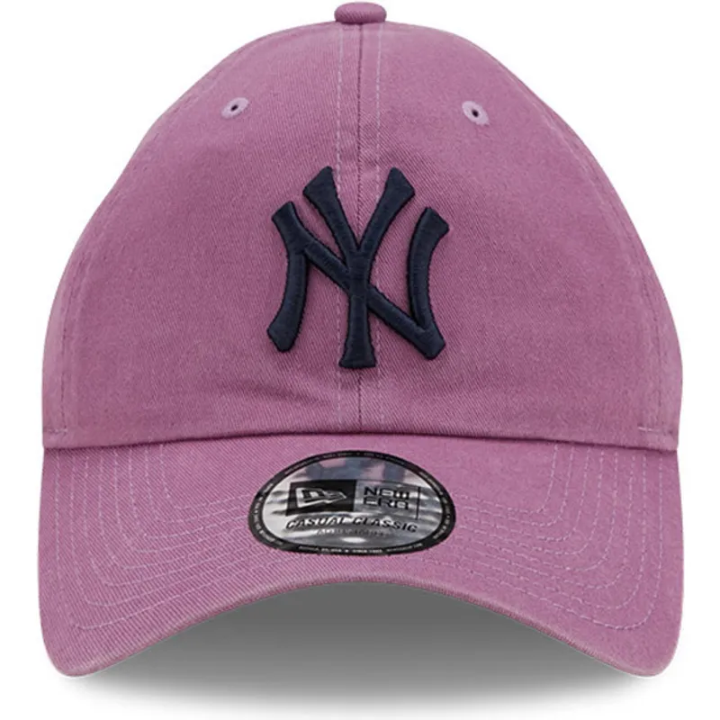 kasketter-buet-violet-justerbar-rem-negro-9twenty-essential-casual-classic-fra-new-york-yankees-mlb-af-new-era