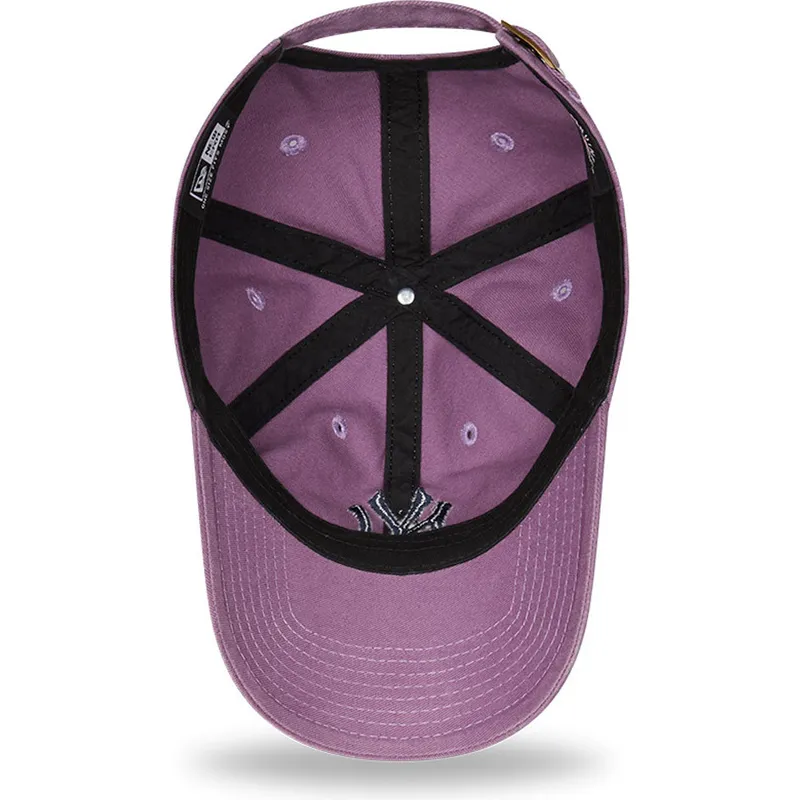 kasketter-buet-violet-justerbar-rem-negro-9twenty-essential-casual-classic-fra-new-york-yankees-mlb-af-new-era