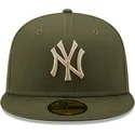 kasketter-flad-gron-tilpasset-59fifty-league-essential-fra-new-york-yankees-mlb-af-new-era
