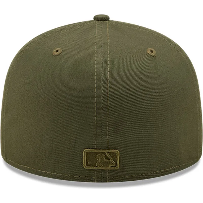 kasketter-flad-gron-tilpasset-59fifty-league-essential-fra-new-york-yankees-mlb-af-new-era