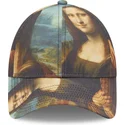 justerbar-multifarvet-buet-kasket-9forty-mona-lisa-le-louvre-fra-new-era