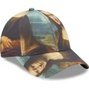 justerbar-multifarvet-buet-kasket-9forty-mona-lisa-le-louvre-fra-new-era