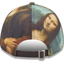 justerbar-multifarvet-buet-kasket-9forty-mona-lisa-le-louvre-fra-new-era