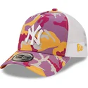kasketter-buet-rosa-snapback-a-frame-camo-pack-fra-new-york-yankees-mlb-af-new-era