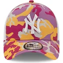 kasketter-buet-rosa-snapback-a-frame-camo-pack-fra-new-york-yankees-mlb-af-new-era