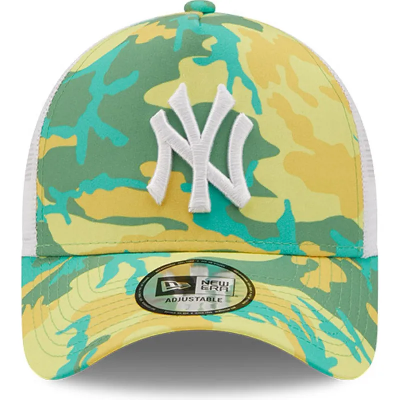 kasketter-buet-gron-snapback-a-frame-camo-pack-fra-new-york-yankees-mlb-af-new-era