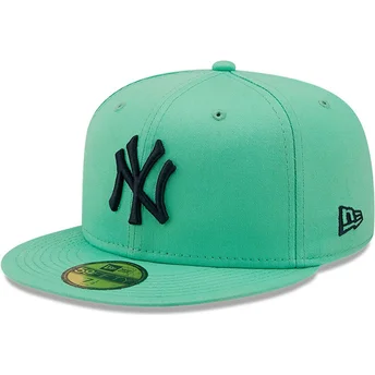 new-era-new-york-yankees-mlb-59fifty-league-essential-navybla-logo-fitted-bla-flad-kasket