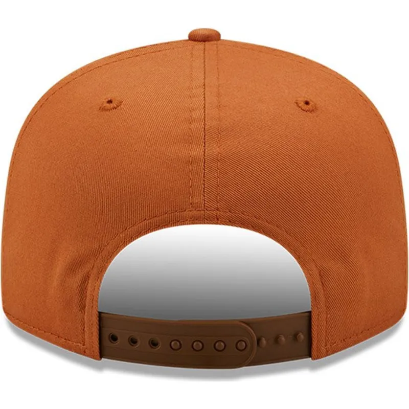 kasketter-flad-brun-snapback-marron-9fifty-league-essential-fra-los-angeles-dodgers-mlb-af-new-era