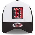hvid-og-sort-trucker-cap-a-frame-team-patch-boston-red-sox-mlb-fra-new-era