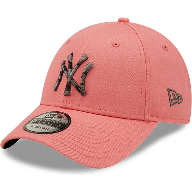 kasketter-buet-rosa-justerbar-rem-9forty-camo-infill-fra-new-york-yankees-mlb-af-new-era