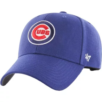 47 Brand Curved Brim MVP Chicago Cubs MLB Blue Adjustable Cap