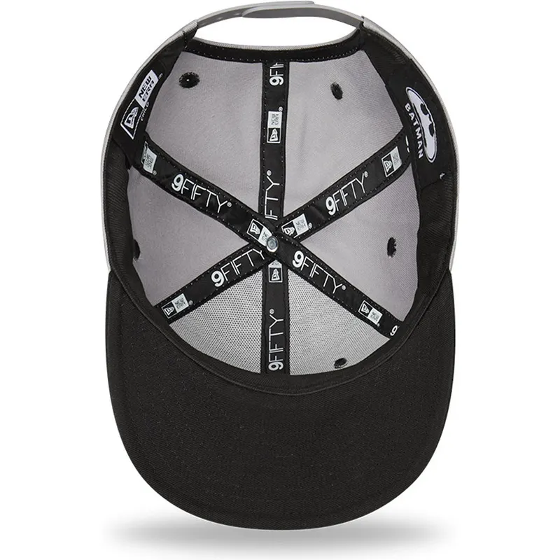 kasketter-flad-gra-snapback-til-barn-9fifty-character-fra-batman-dc-comics-af-new-era
